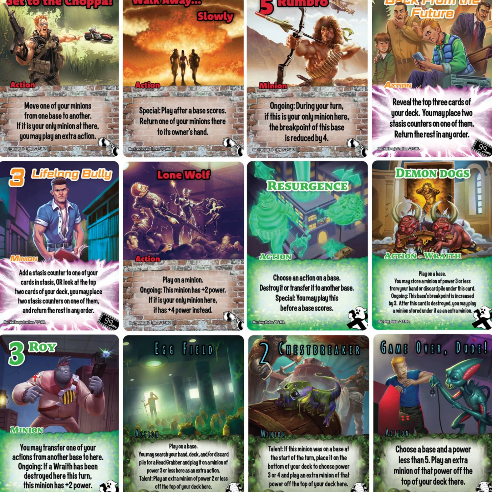 Flat River Group Smash Up: Excellent Movies, Dudes! Expansion Deck Game* Card Games