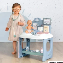 Flat River Group Smoby Baby Childcare Center Playset - Pastel with 24 Medical Toy Accessories, for Kids Age 3+* Tools & Workshops|Dress Up