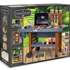 Flat River Group Smoby Garden Kitchen Playset - Toy Grill with 43 Accessories* Kitchens & Play Food|Dress Up