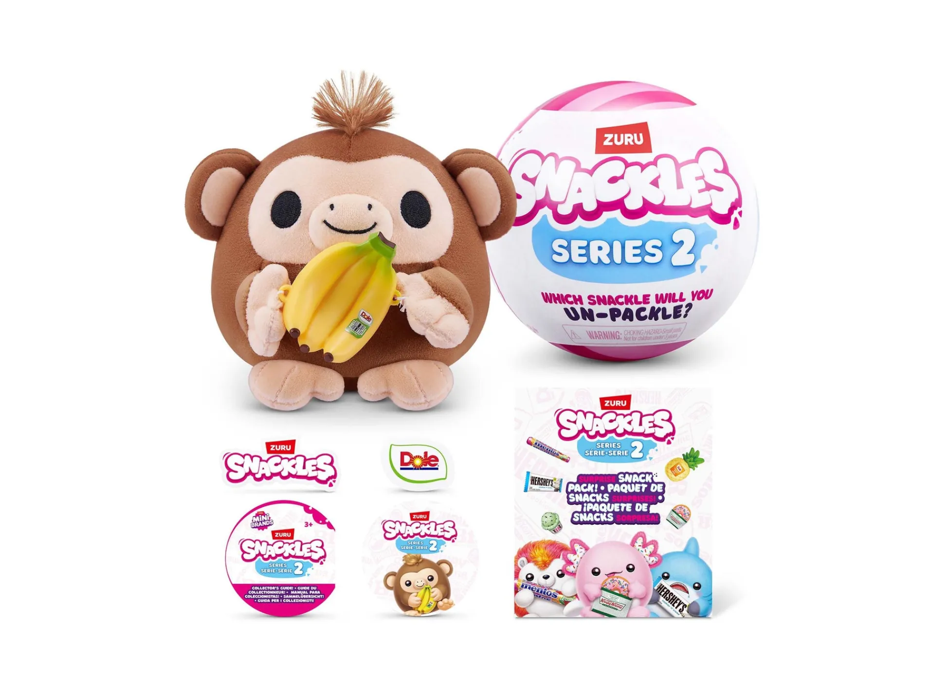 Macy's - Supplier Snackles Series 2 14 inch Collectible Plush Toy - Hersheys Bear* Stuffed Animals|Stuffed Animals & Plush Toys
