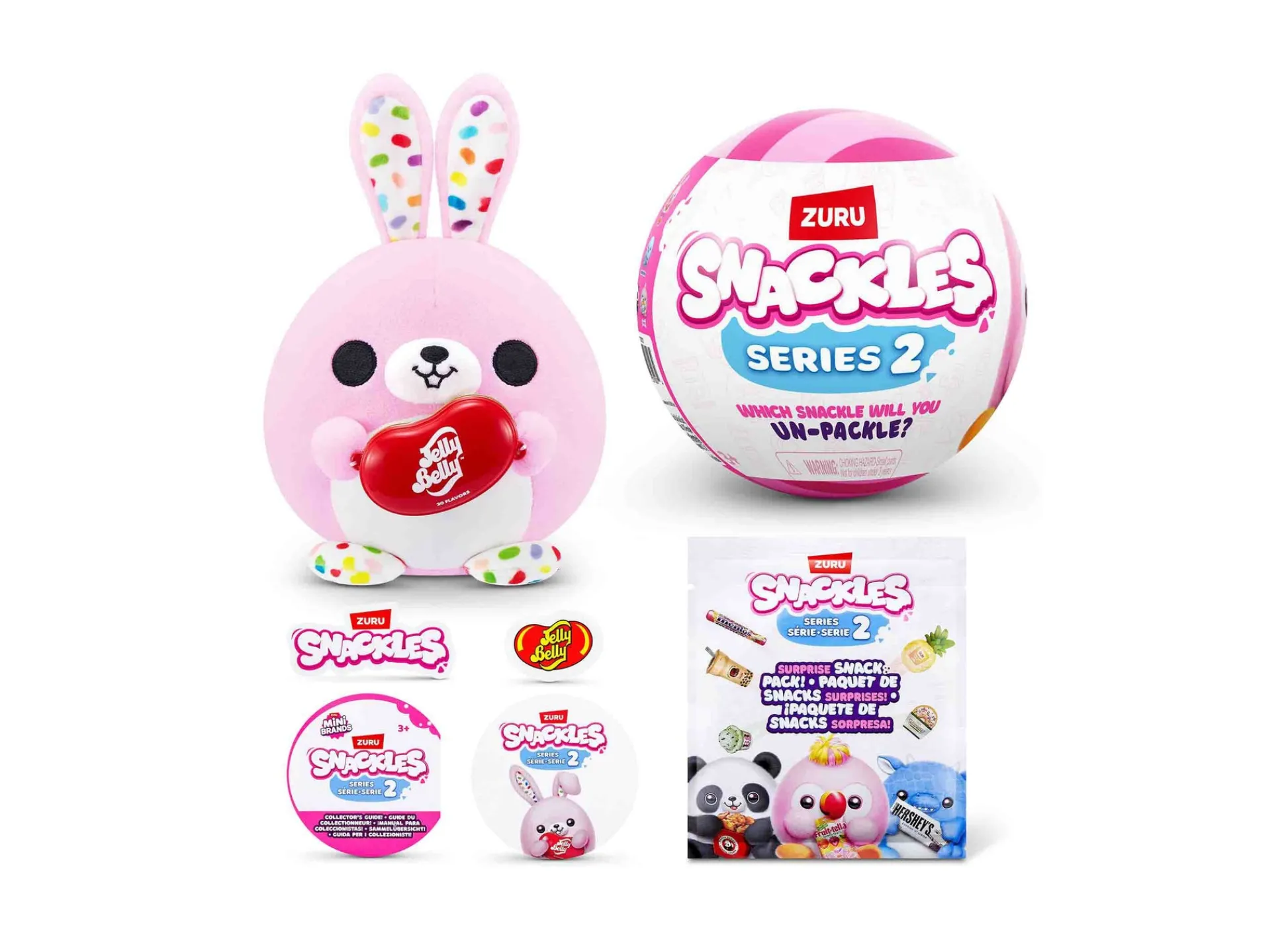 Macy's - Supplier Snackles Series 2 Mystery 5-inch Capsule Plush Toy* Stuffed Animals|Stuffed Animals & Plush Toys