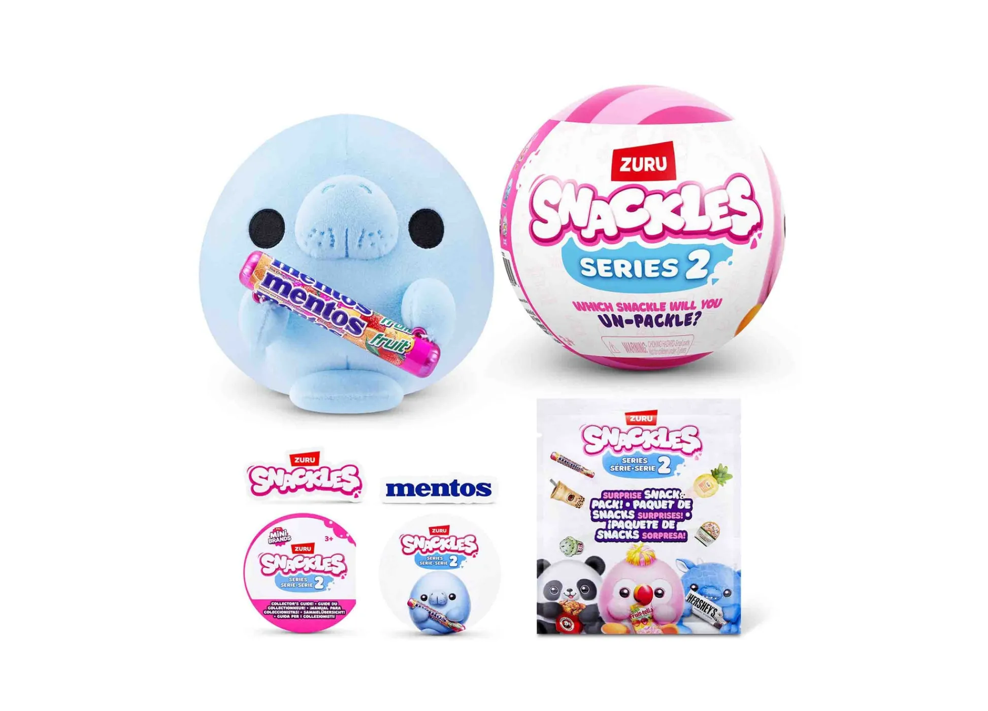 Macy's - Supplier Snackles Series 2 Mystery 5-inch Capsule Plush Toy* Stuffed Animals|Stuffed Animals & Plush Toys