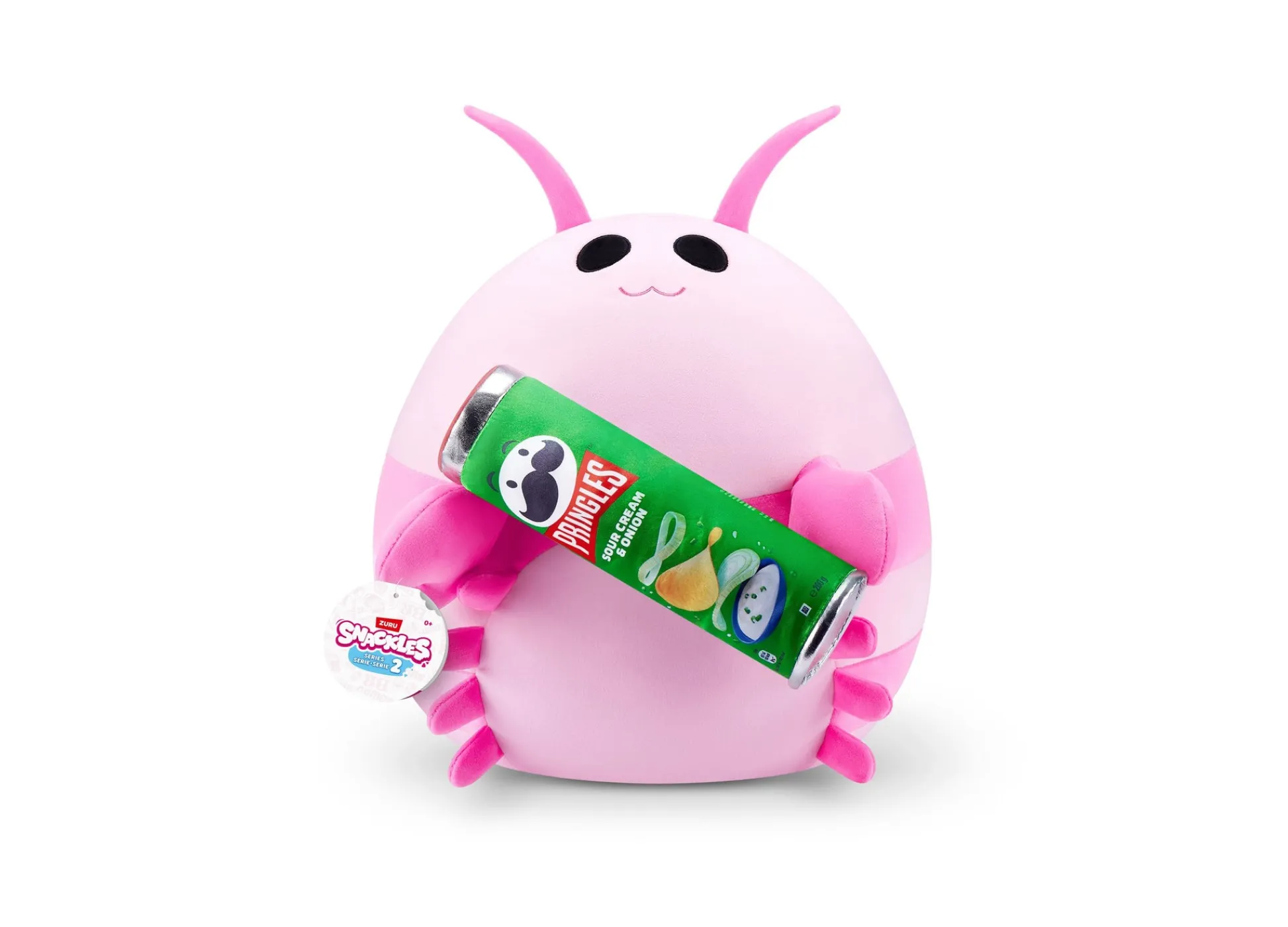 Macy's - Supplier Snackles Zuru 16 inch Pink Hippo Pringles Plush Toy* Stuffed Animals|Stuffed Animals & Plush Toys