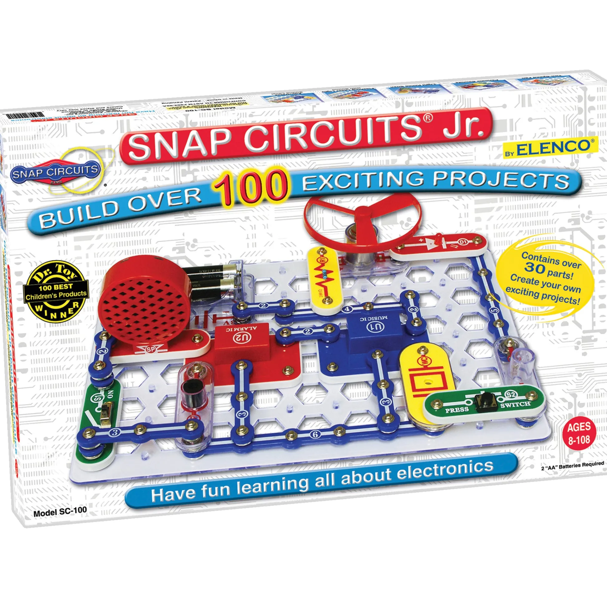 Educators Resource Snap Circuits Jr. by Elenco - 100 Exciting STEM Projects for Kids* Science & Discovery