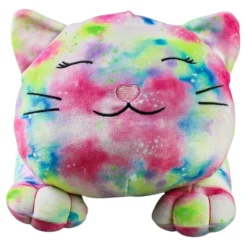 Calendar Holdings, LLC Snoozimals Plush 20 Inch Tie-Dye Kitty - Colorful Cuddles* Stuffed Animals|Stuffed Animals & Plush Toys