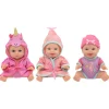 Flat River Group So Much Love 8-inch Trio Baby Doll Playset - Interchangeable Outfits* Social & Emotional Skills|Baby Dolls