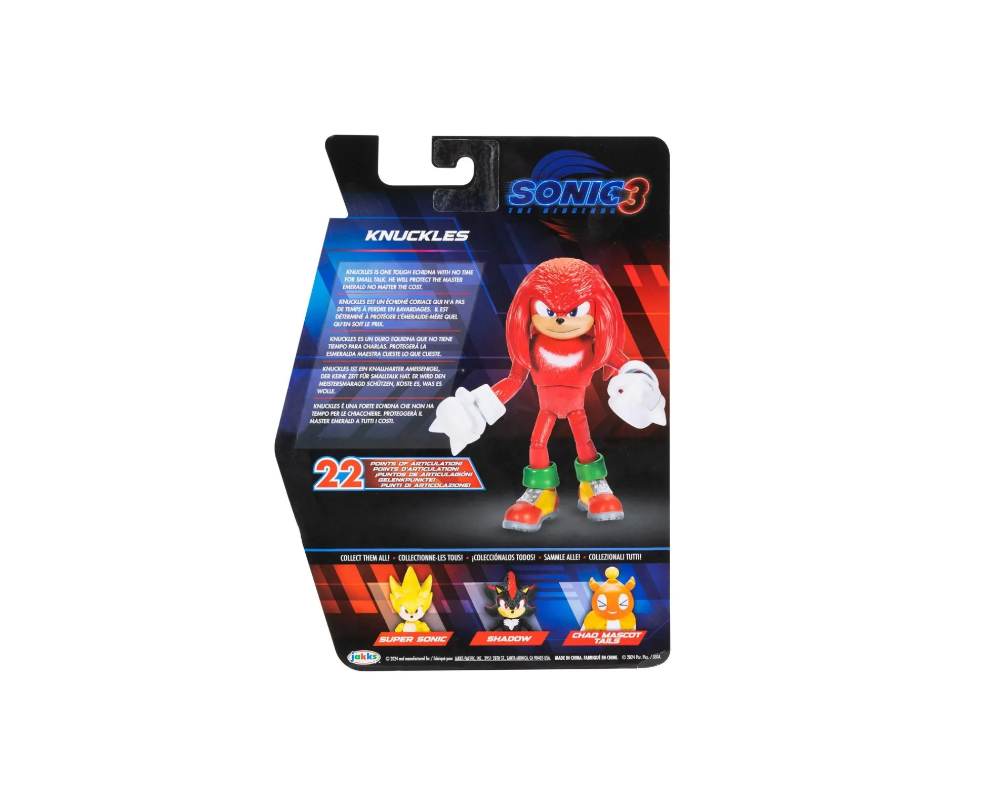 Macy's - Supplier Sonic 3 Movie Knuckles 5" Dynamic Articulation Figure* Collectible Figures & Playsets
