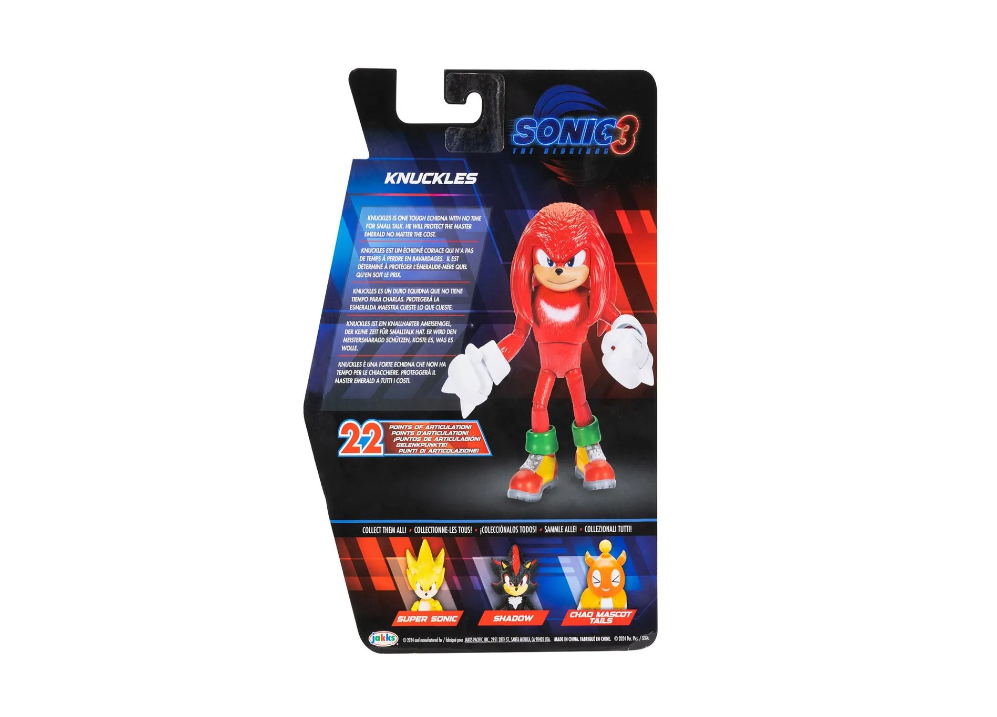 Macy's - Supplier Sonic The Hedgehog 3 Movie 5" Knuckles Action Figure* Action Figures