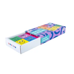 Educators Resource Spark & Wow Emotions Dominoes - Expressive Play Set - 28 Pieces* Dominoes & Tiles Games|Social & Emotional Skills