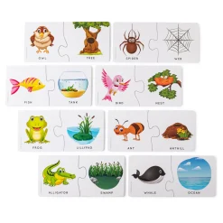 Educators Resource Spark Innovations Animal Home and Habitat Matching Puzzle - Colorful Educational Toy* Puzzles