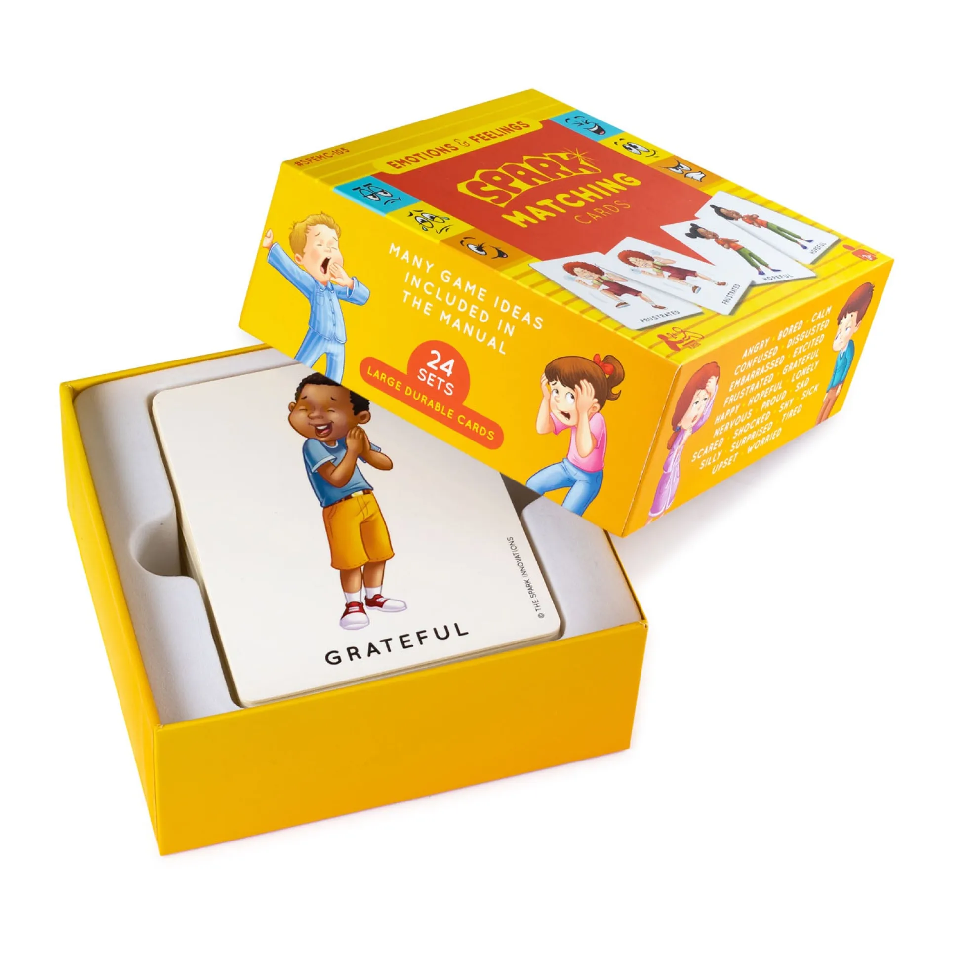 Educators Resource Spark Innovations Emotions and Feelings - Character Matching Memory Game* Preschool Education Toys & Activities|Social & Emotional Skills