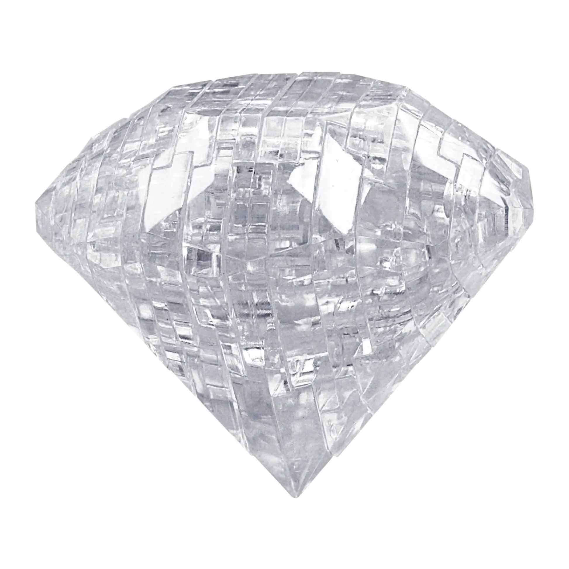 AreYouGame Sparkling Gem 3D Crystal Diamond Puzzle - Clear, 43 Pieces* Puzzles