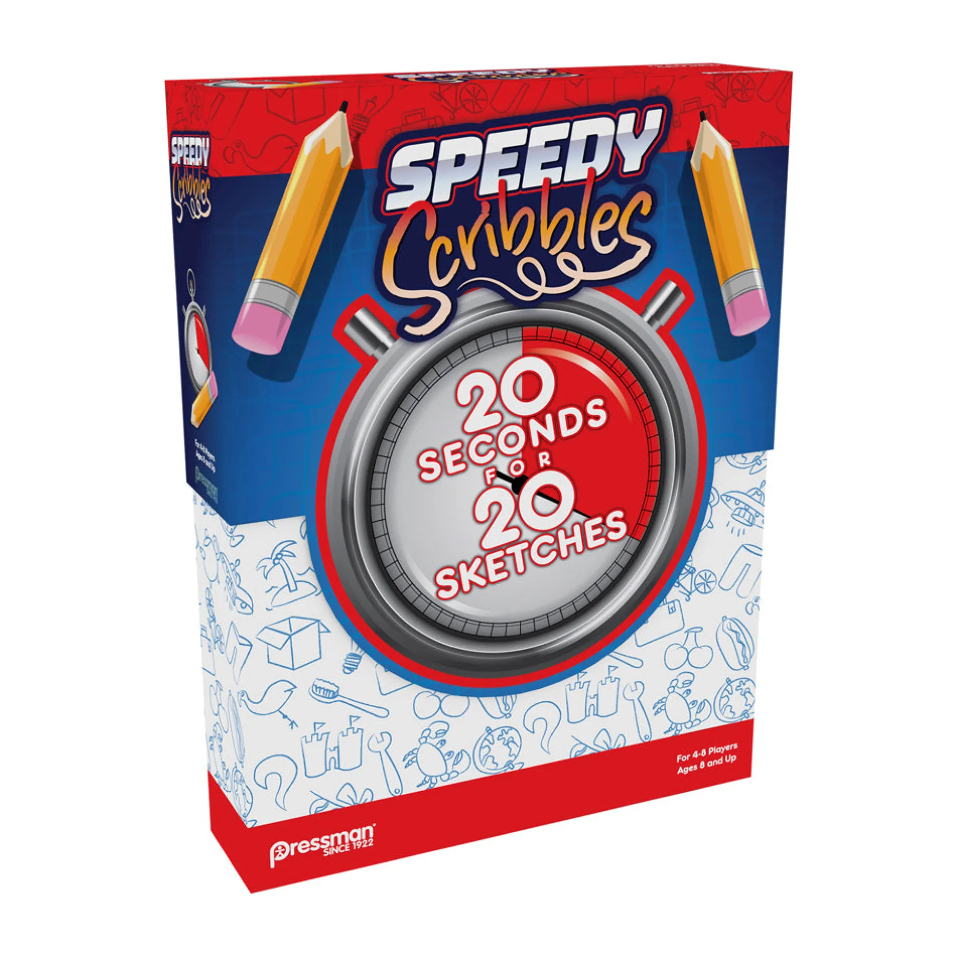 AreYouGame Speedy Scribbles Family Drawing Game by Pressman Toy* Family & Entertainments Games|Social & Emotional Skills