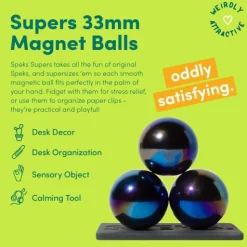 Calendar Holdings, LLC Speks 33mm Mesmerizing Magnet Stress Balls* Magnetic Tiles & Building Sets