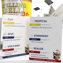 Educators Resource Spelling Bell Spelling Game - Kid's Edition for Grades K-6* Card Games