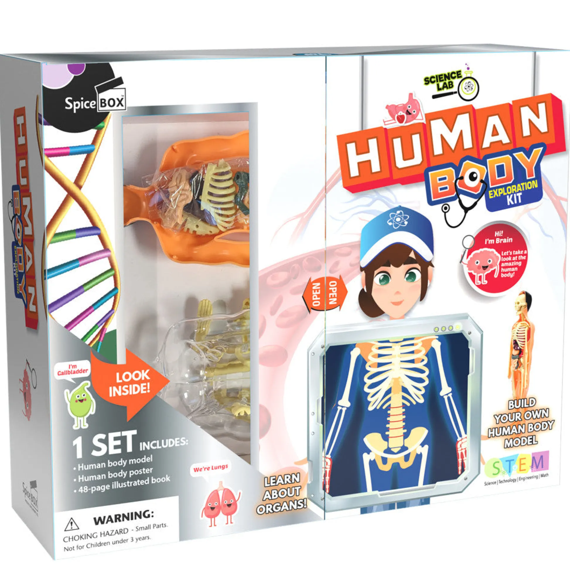 Flat River Group SpiceBox Science Lab Human Body Exploration Kit* Science & Discovery