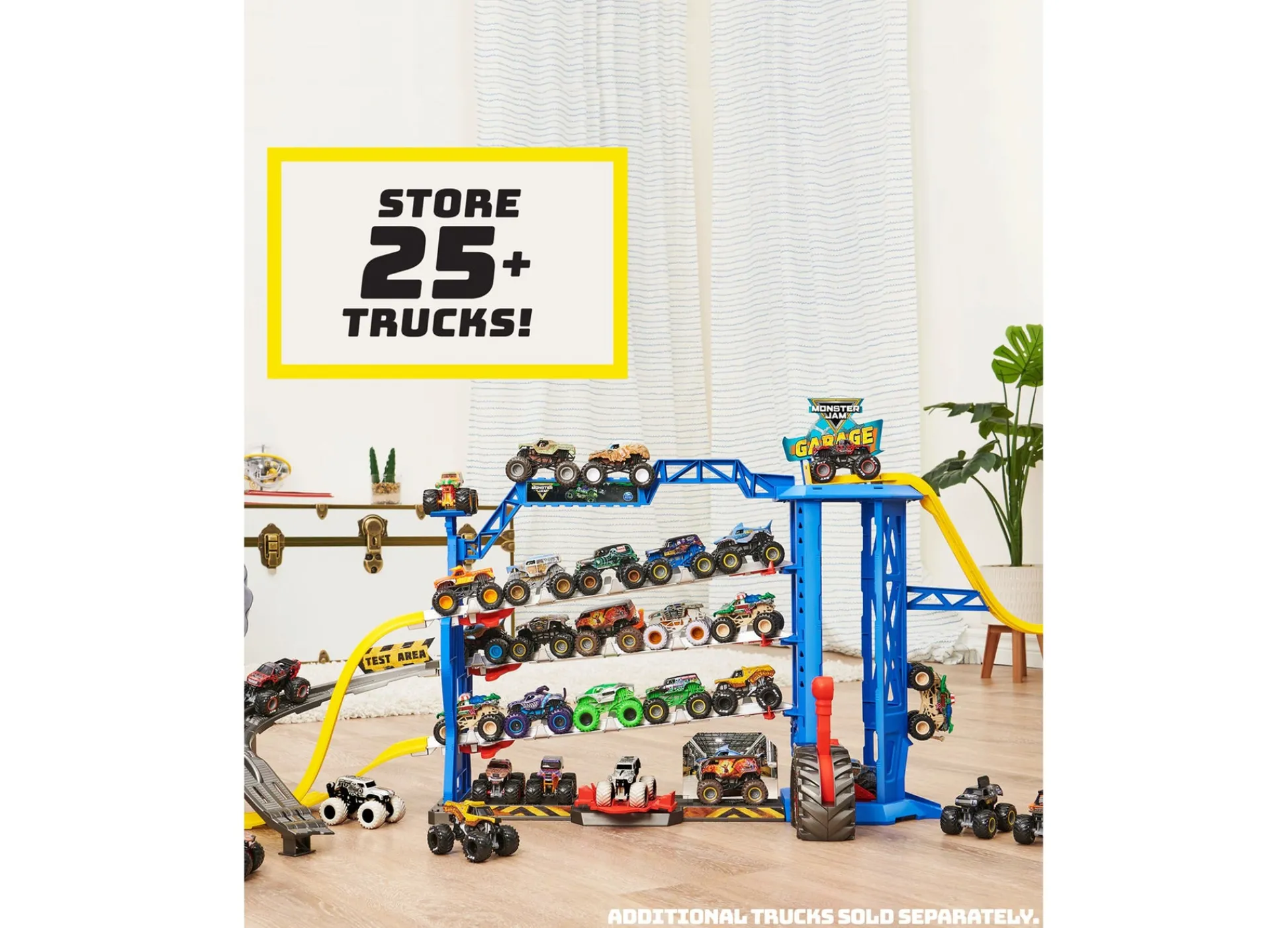 Macy's - Supplier Spin Master Monster Jam 40th Anniversary Garage Playset with Exclusive Die-Cast Truck* Playsets & Vehicles