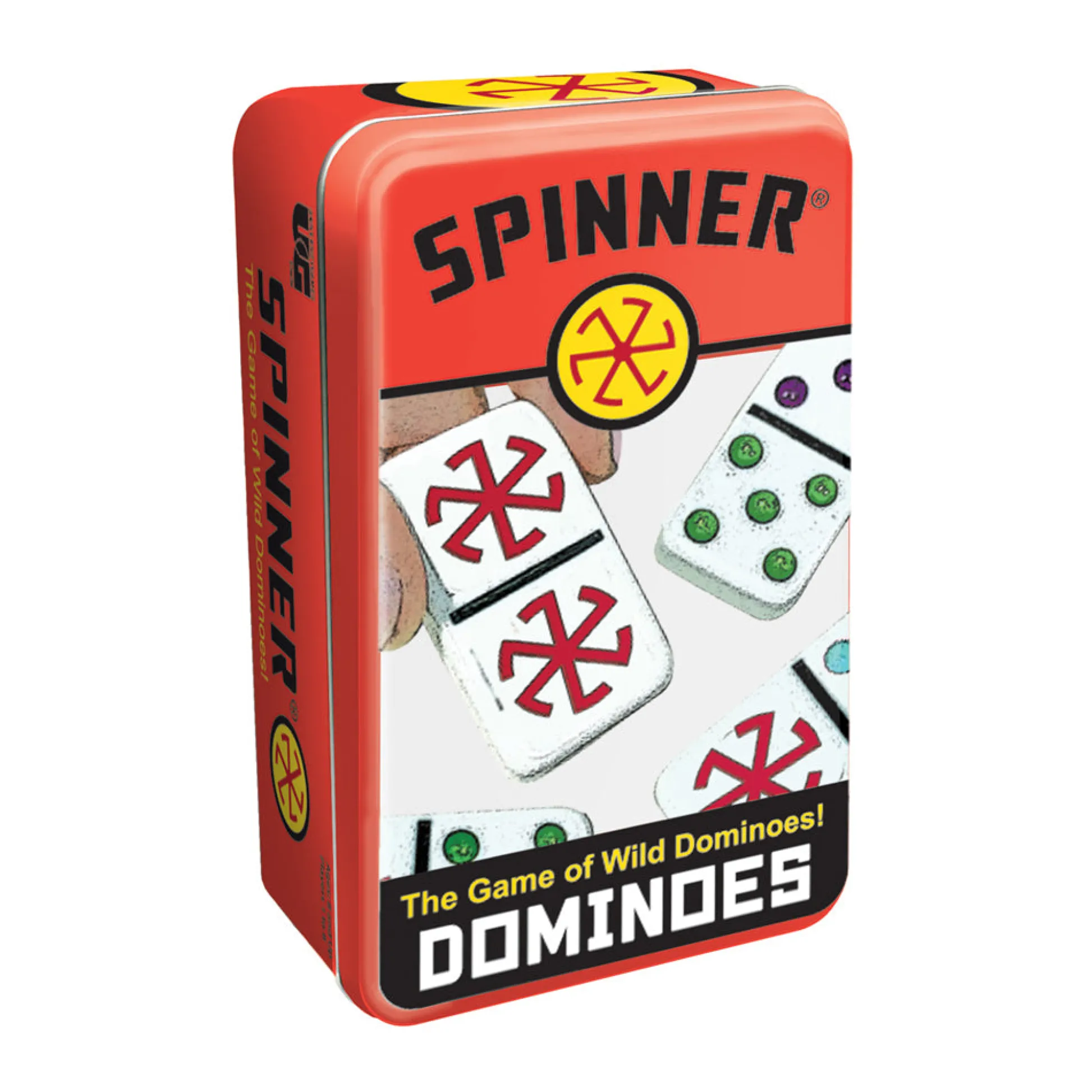 AreYouGame Spinner Wild Dominoes Game by University Games* Dominoes & Tiles Games|Social & Emotional Skills