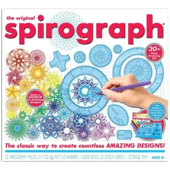 Flat River Group Spirograph Original Deluxe Design Drawing Kit with Markers & Guide Book*Kids Kids Books|Drawing, Color & Painting