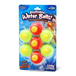 Calendar Holdings, LLC SplashZone Reusable Silicone Water Balls, 6-Pack with Mesh Bag* Swimming Pools & Water Toys