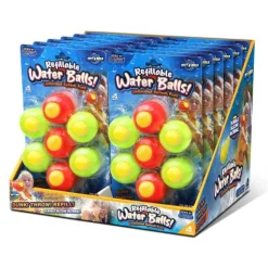 Calendar Holdings, LLC SplashZone Reusable Silicone Water Balls, 6-Pack with Mesh Bag* Swimming Pools & Water Toys