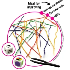 Flat River Group Squiggle Sticks Creative Pick-Up Game, Ages 6+, 2-6 Players* Family & Entertainments Games