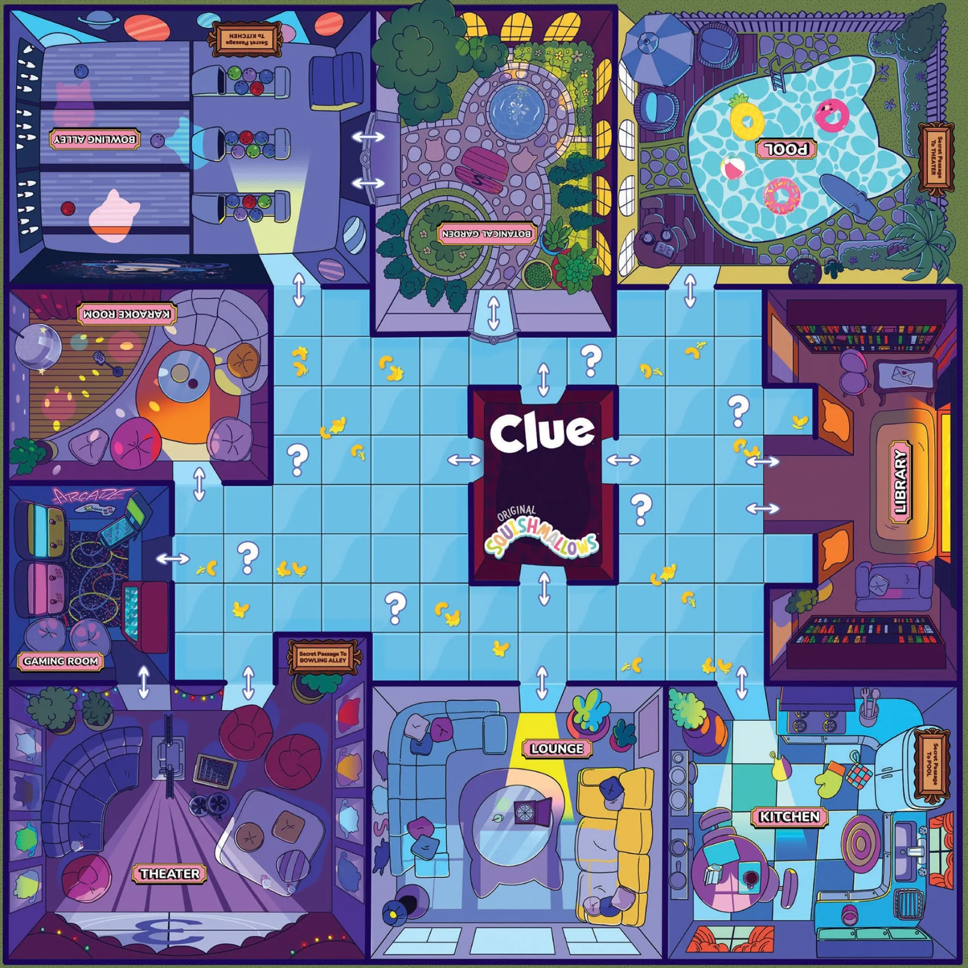 Educators Resource Squishmallows CLUE® Mystery Board Game by USAopoly* Social & Emotional Skills|Role-Playing Games