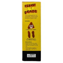Calendar Holdings, LLC Stack the Poops Wooden Tower Game - Family Fun with a Twist* Family & Entertainments Games
