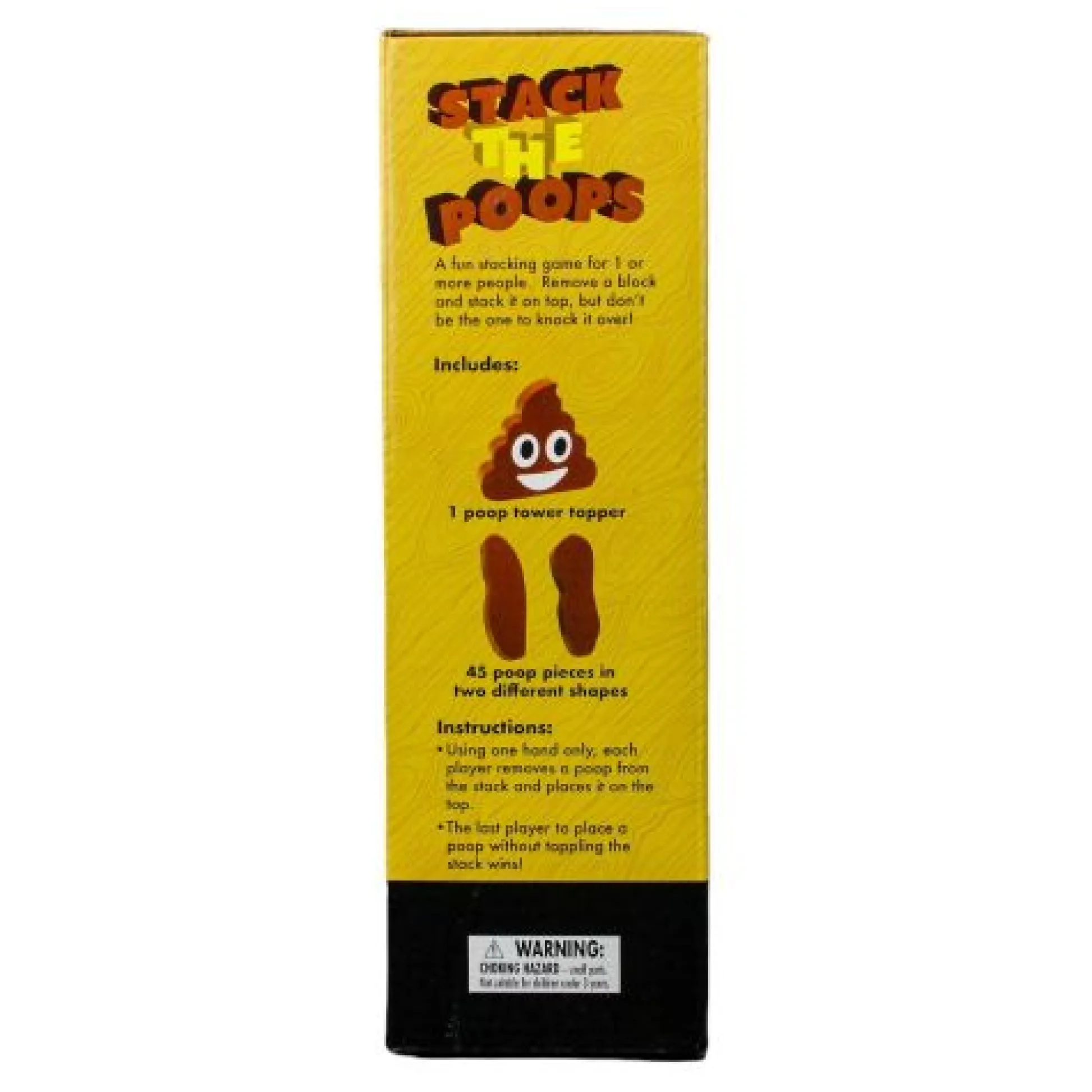 Calendar Holdings, LLC Stack the Poops Wooden Tower Game - Family Fun with a Twist* Family & Entertainments Games