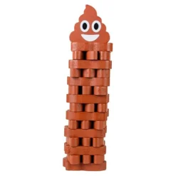 Calendar Holdings, LLC Stack the Poops Wooden Tower Game - Family Fun with a Twist* Family & Entertainments Games
