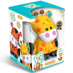 Flat River Group Stack-a-Roos Pals: Baby Giraffe - Interactive Stacking Toy with Lights and Sounds* Blocks, Sorting & Stacking Toys