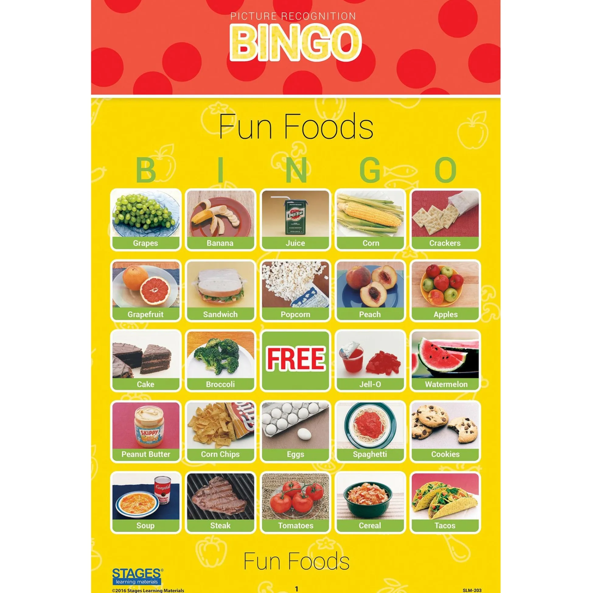 Educators Resource Stages Learning Bingo Games Set - Picture Recognition - Multilingual Play* Preschool Education Toys & Activities|Social & Emotional Skills