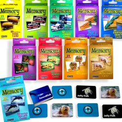 Educators Resource Stages Learning Materials - Photographic Memory Matching Games - Set of 10* Card Games|Social & Emotional Skills