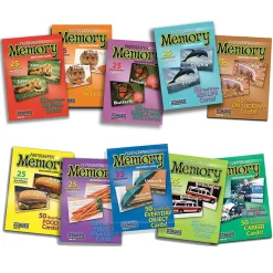 Educators Resource Stages Learning Materials - Photographic Memory Matching Games - Set of 10* Card Games|Social & Emotional Skills