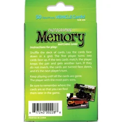 Educators Resource Stages Learning Photographic Memory Match Game - Vehicles Edition - 3 Pack* Card Games