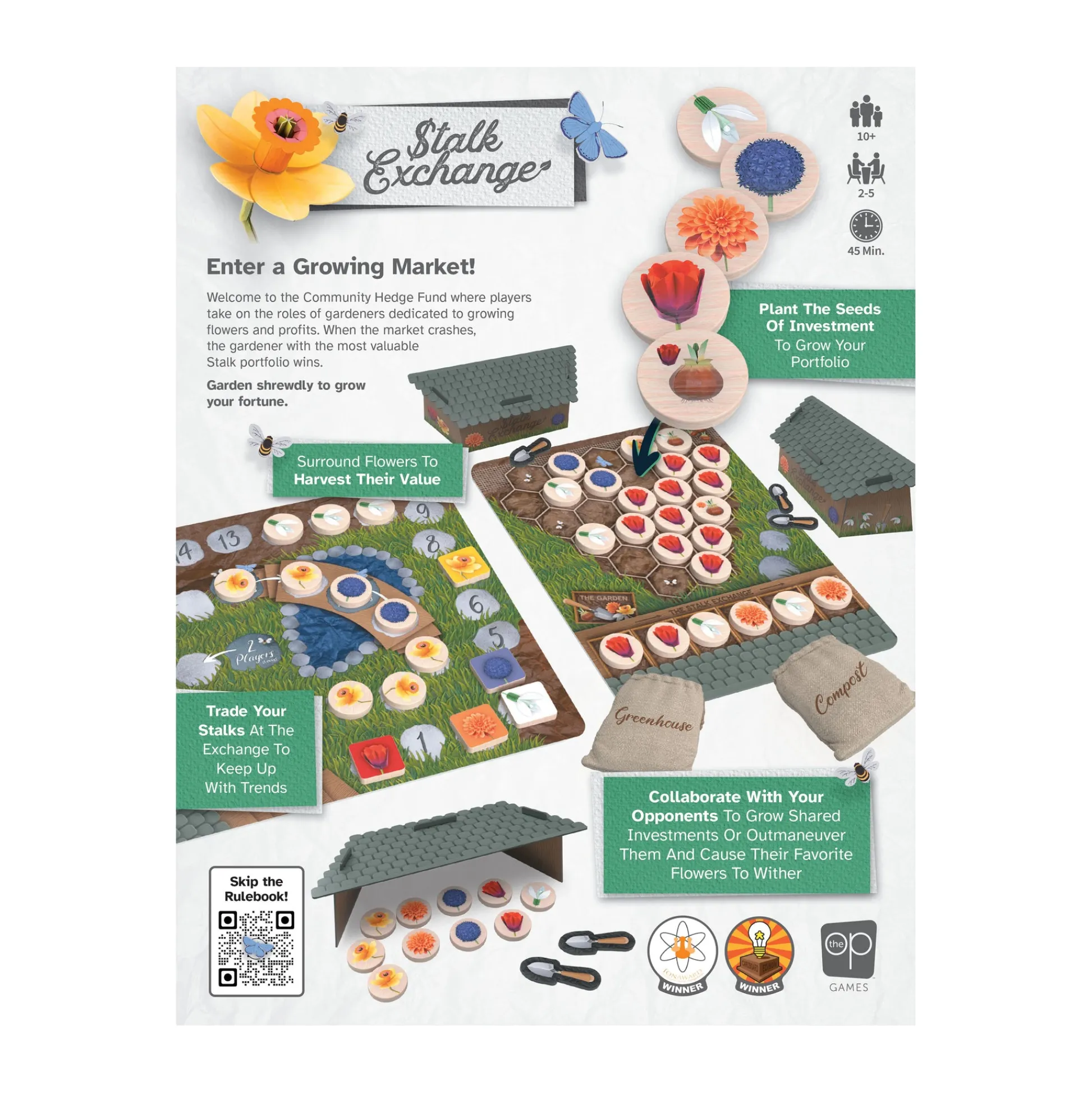 AreYouGame Stalk Exchange: The Blossoming Strategy Game* Role-Playing Games|Board Games