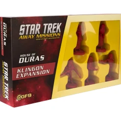 Flat River Group Star Trek Away Missions: House of Duras Klingon Expansion Strategy Board Game* Strategy Games|Board Games