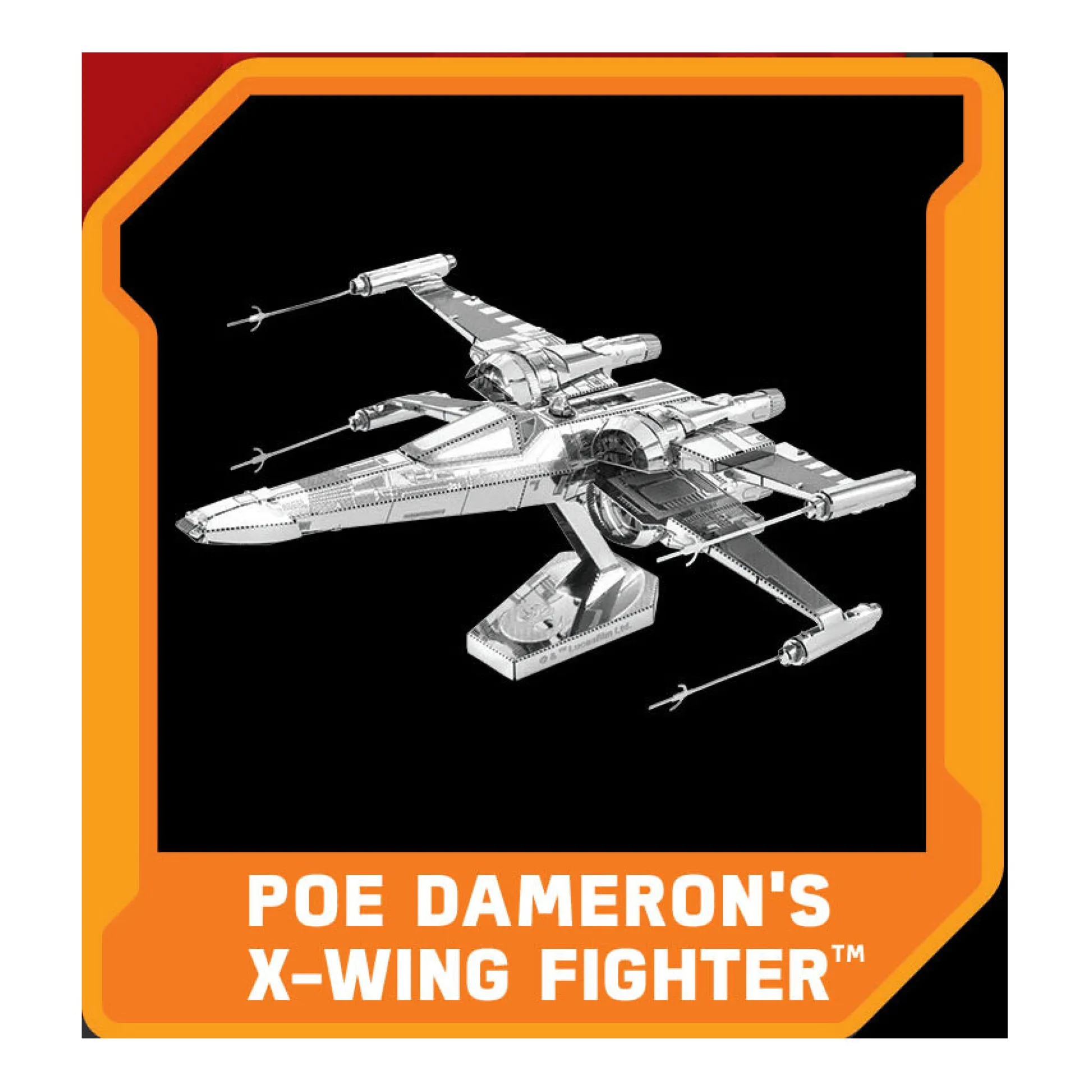 AreYouGame Star Wars Episode 7 Poe Dameron's X-Wing Fighter 3D Metal Model Kit* Star Wars