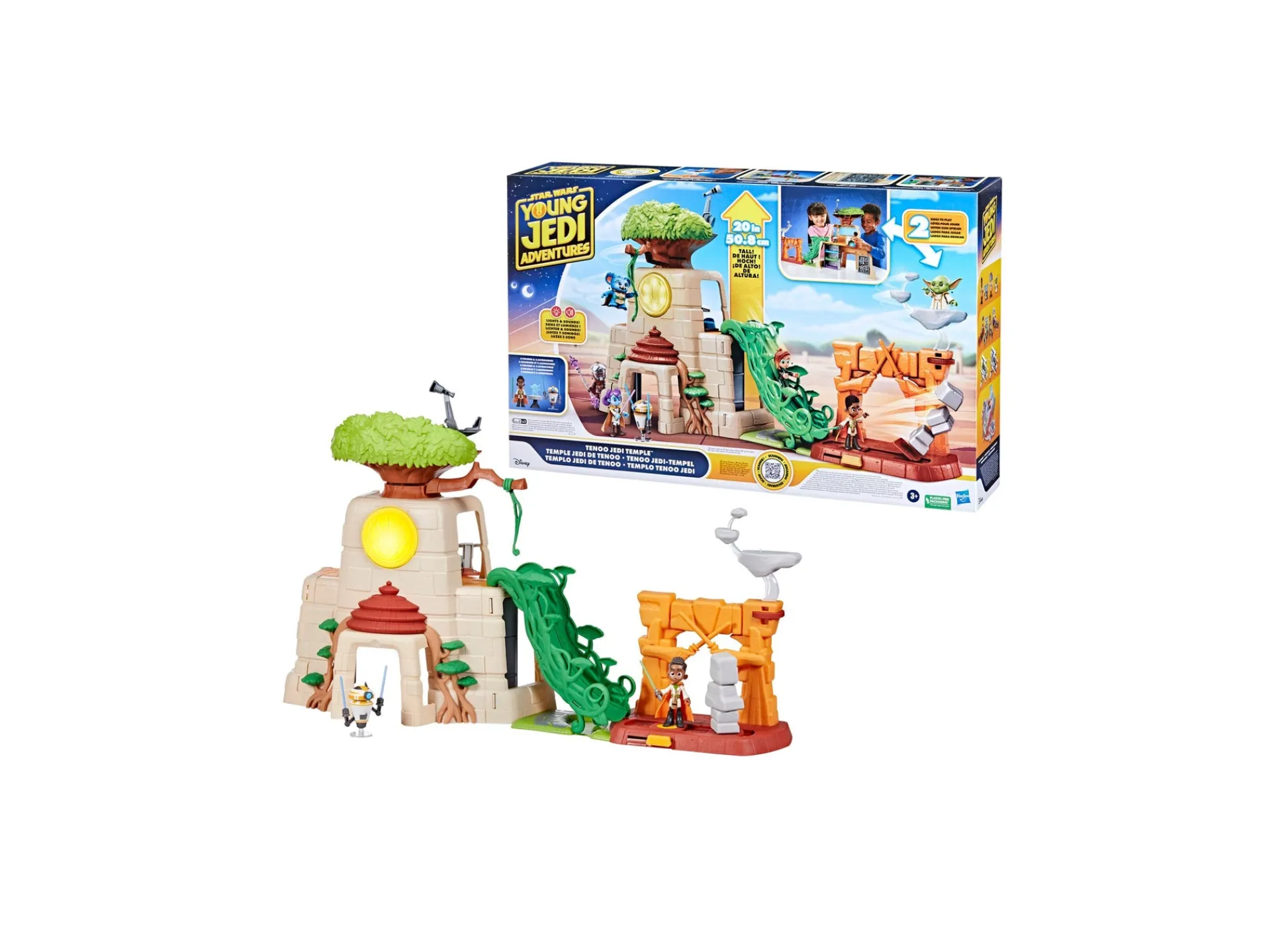 Macy's - Supplier Star Wars Tenoo Jedi Temple Playset - Interactive Galactic Adventure* Star Wars|Playsets & Vehicles
