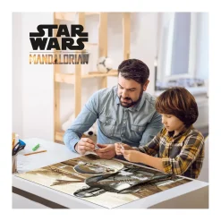 AreYouGame Star Wars The Mandalorian & Grogu 3D Lenticular Puzzle - 500 pc* Puzzles|Star Wars