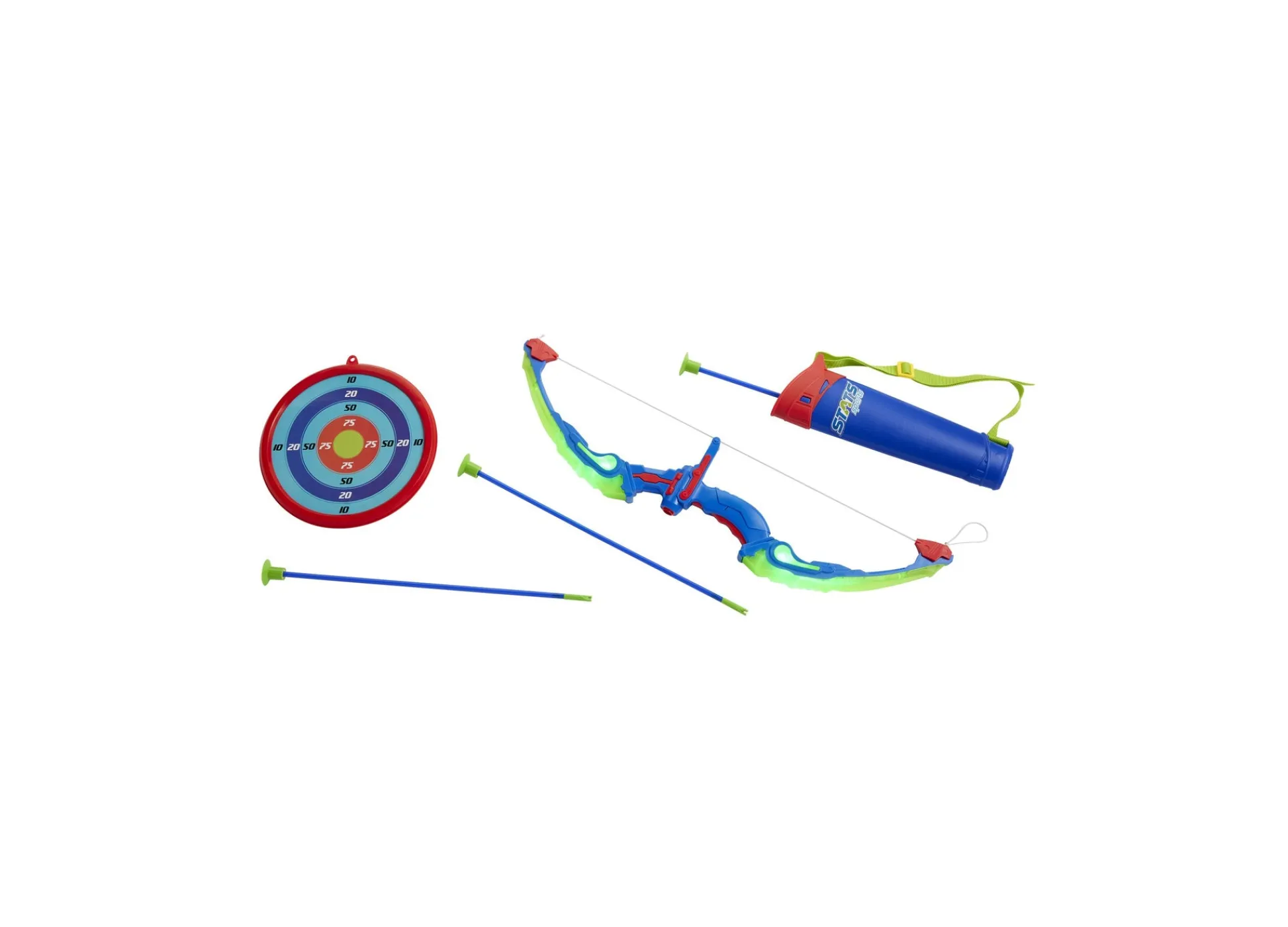 Macy's - Supplier Stats Illuminated Archery Set for Kids with Target and Suction Cup Arrows* Toy Sports|Stats
