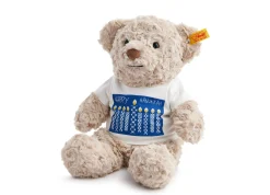 Macy's - Supplier Steiff Honey Holiday Medium 11 inch Plush Teddy Bear - Golden* Social & Emotional Skills|Stuffed Animals