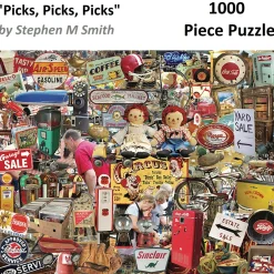 Flat River Group Stephen M Smith Picks, Picks, Picks Jigsaw Puzzle - 1000 pc* Puzzles