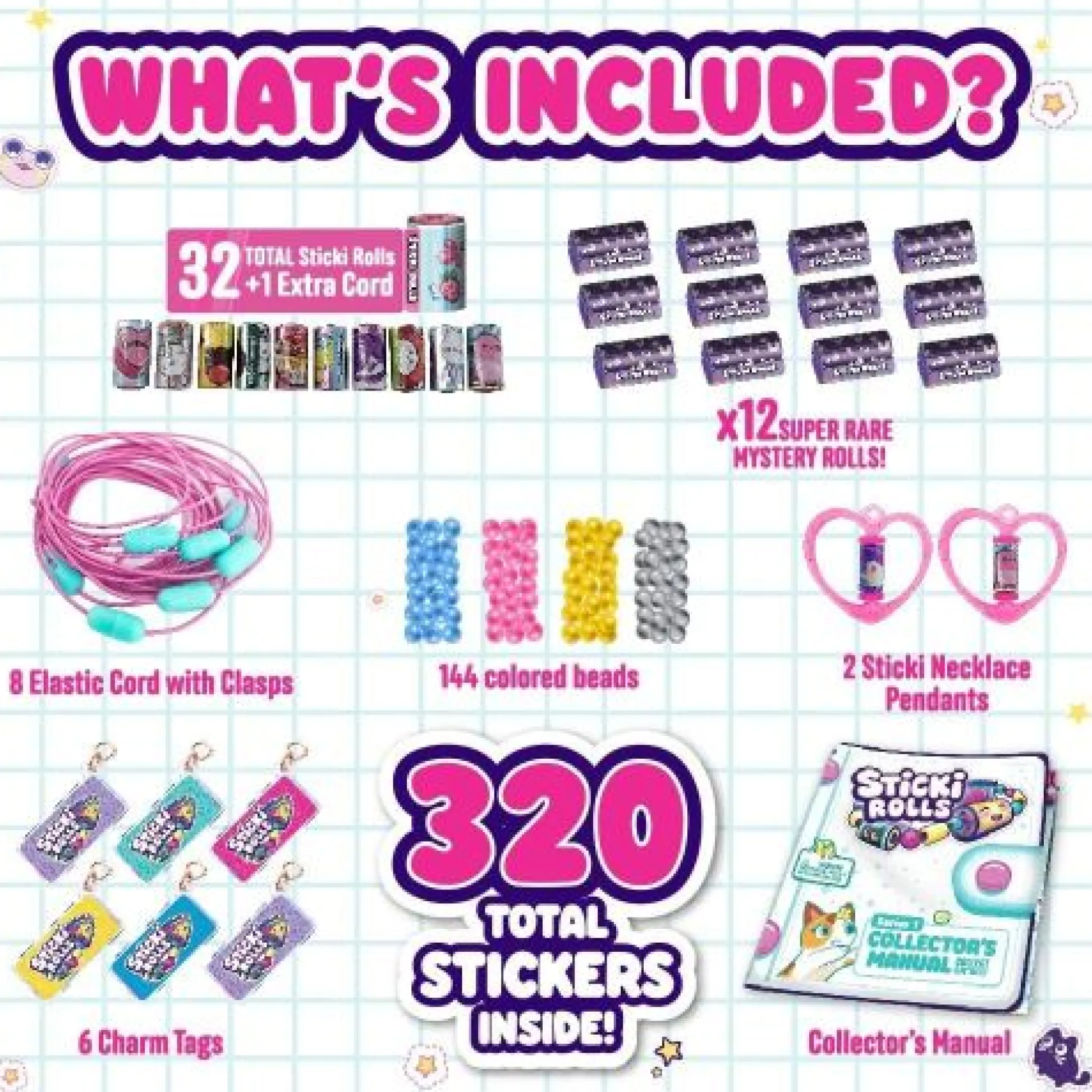 Calendar Holdings, LLC Sticki Rolls Bead Bash Jewelry Maker Kit* Crafts & Activities