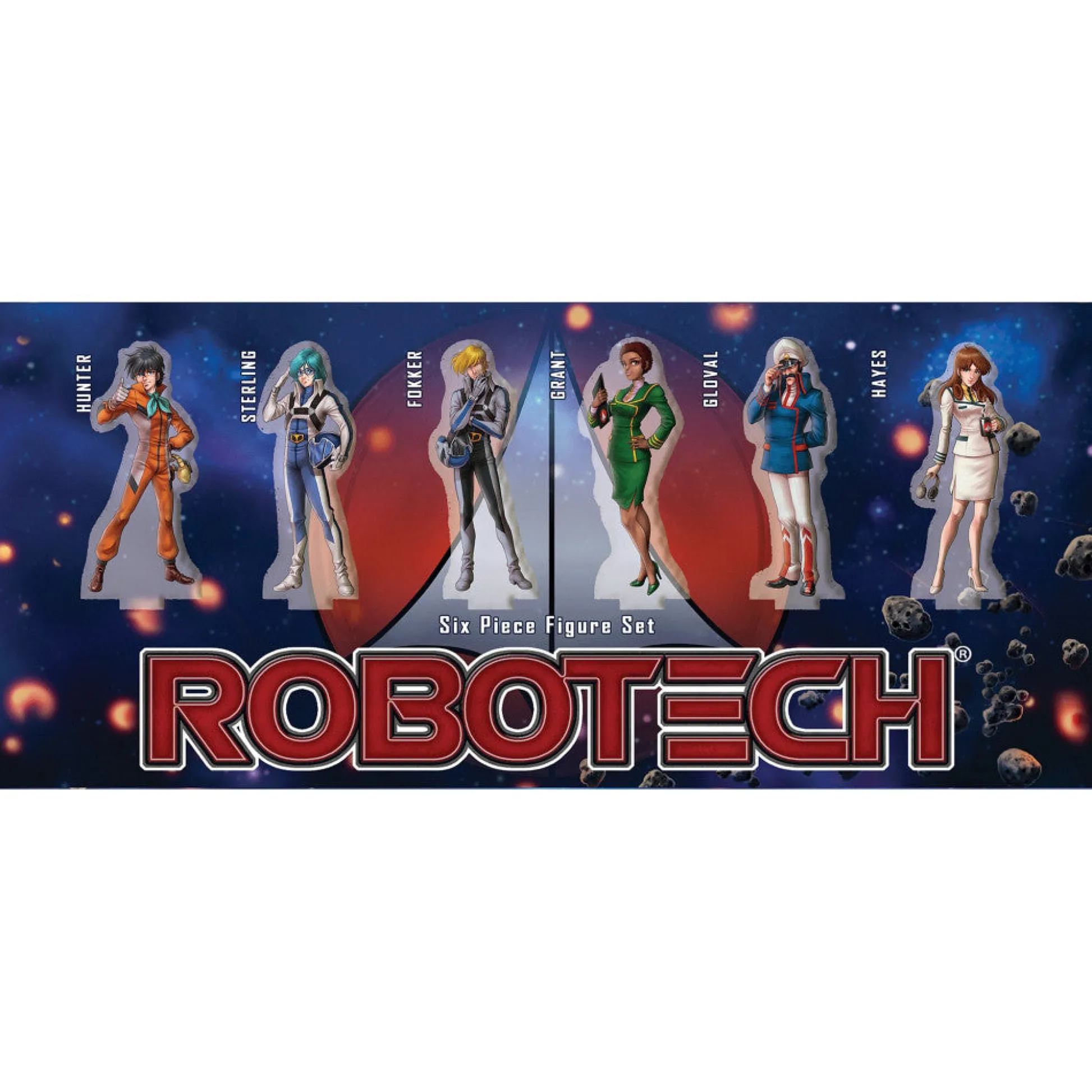 Flat River Group Strange Machine Games Robotech: Attack on The SDF-1 Colorful Acrylic Standees* Miniature Figures & Games