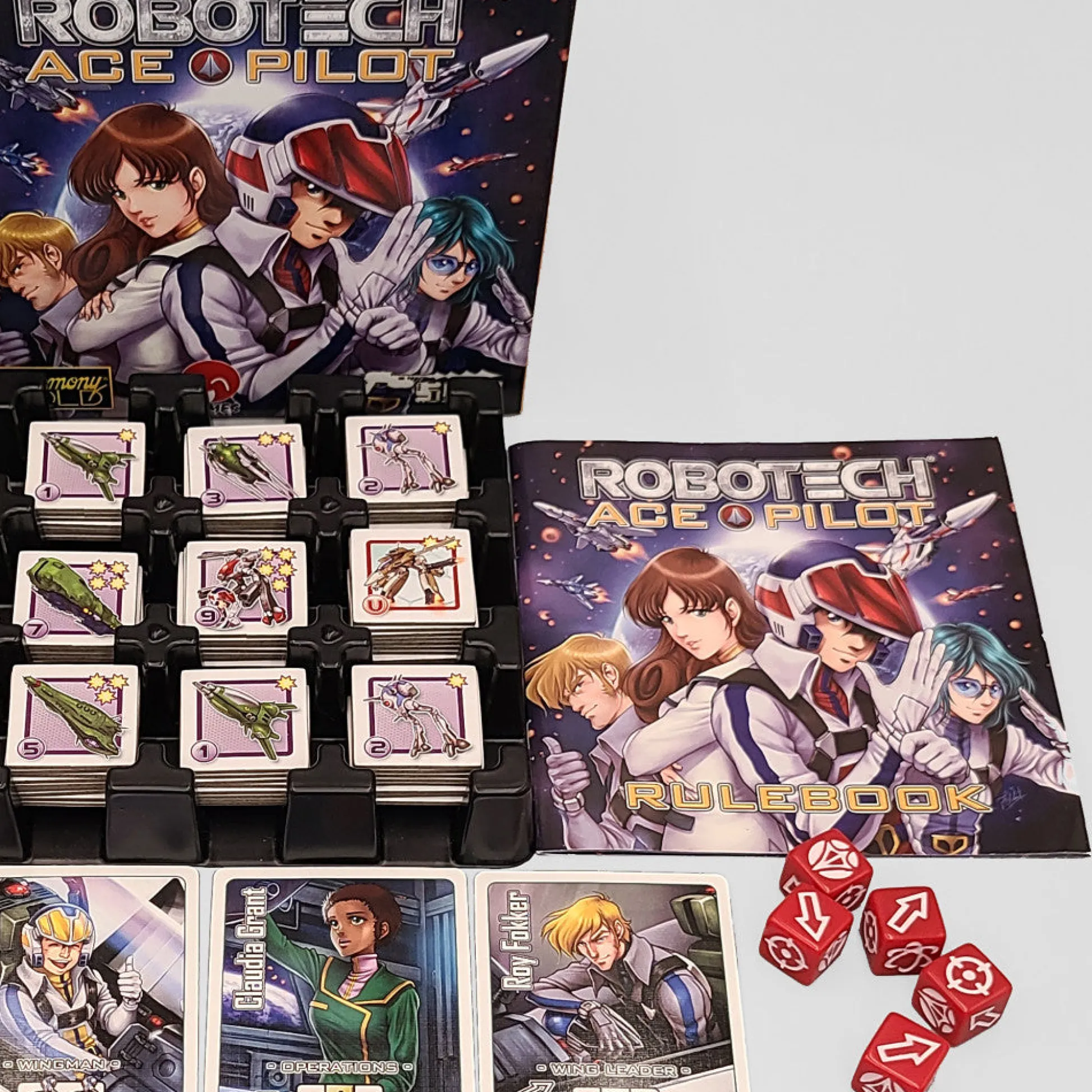 Flat River Group Strange Machine Games: Robotech: Ace Pilot - Dice Strategy Board Game* Role-Playing Games|Board Games