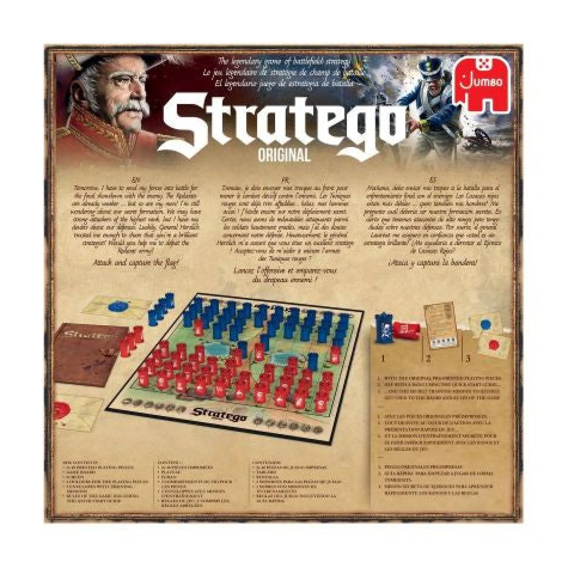 Calendar Holdings, LLC Stratego Original 1960 Edition Tactical Board Game* Role-Playing Games|Board Games