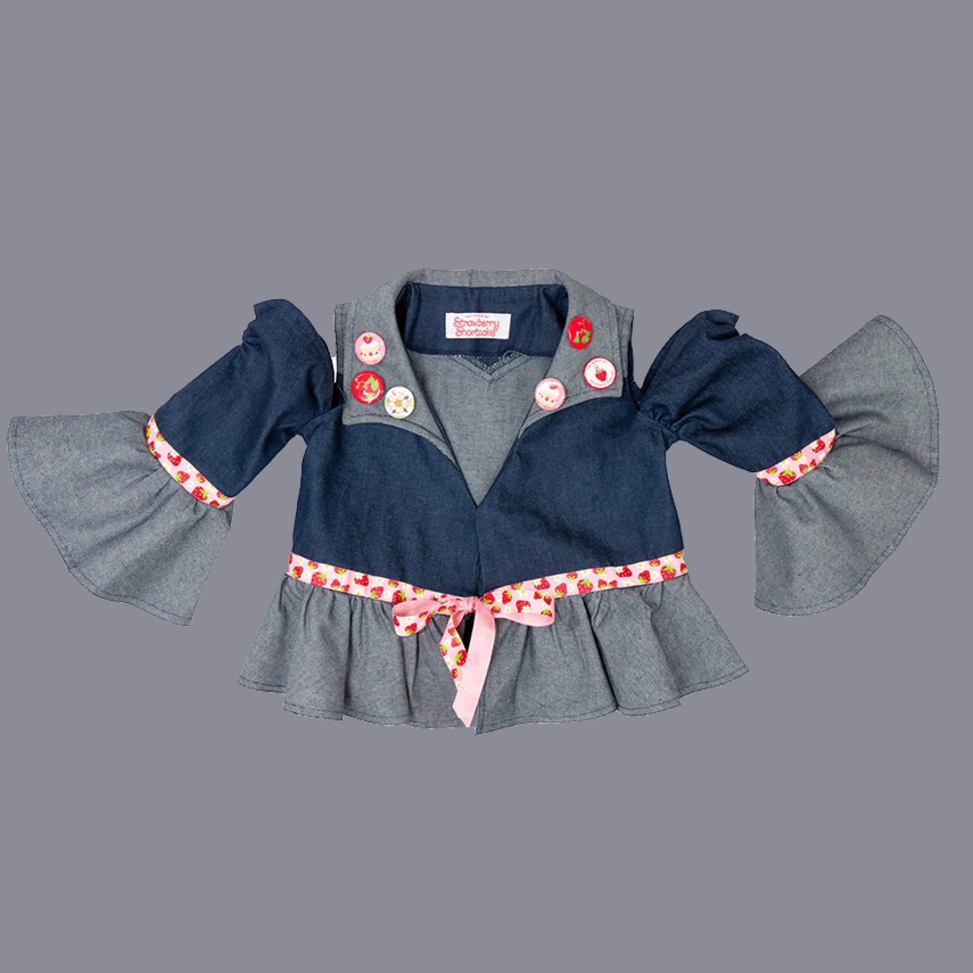 A Leading Role STRAWBERRY SHORTCAKE BERRY DENIM JACKET - SIZE 4* Dress Up & Accessories|Dress Up