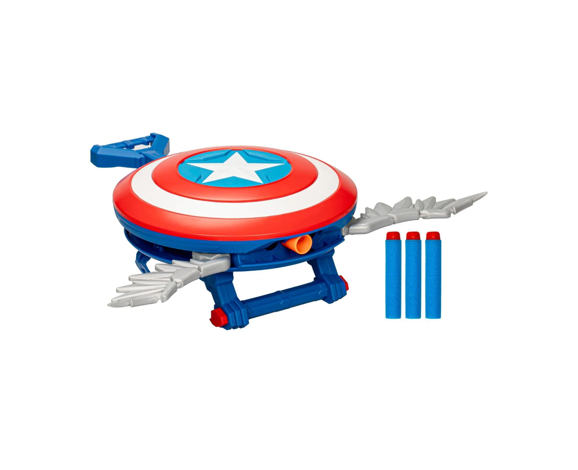 Macy's - Supplier Studios Captain America Brave New World NERF Skyshot Blaster* Marvel