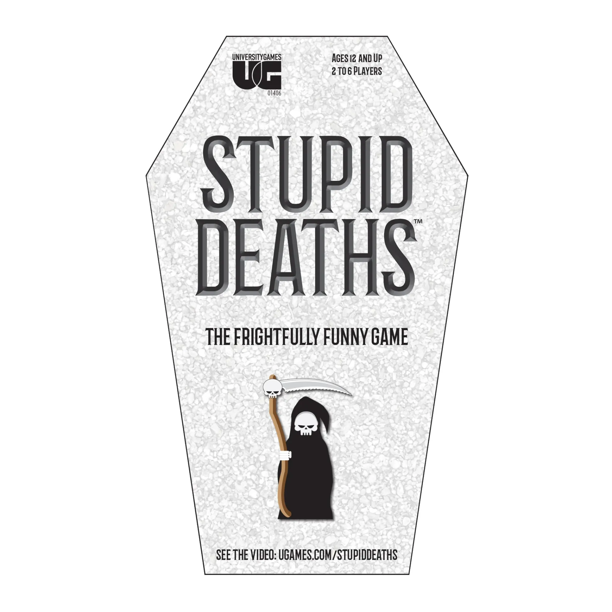 AreYouGame Stupid Deaths Frightfully Funny Card Game Tin* Card Games|Social & Emotional Skills